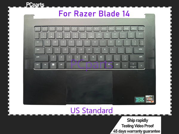 PCparts Refurbished High quality For Razer Blade 14 Kb Single Black 2022 Keyboard Replacement Laptop Keyboard KB