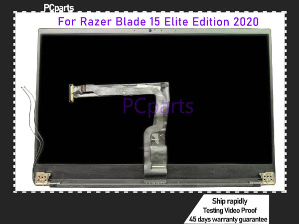 PCparts Refurbished RZ09-0330 For Razer Blade 15 Elite Edition 2020 Screen Upper Assembly Display Panel 1920*1080 Cable 300HZ