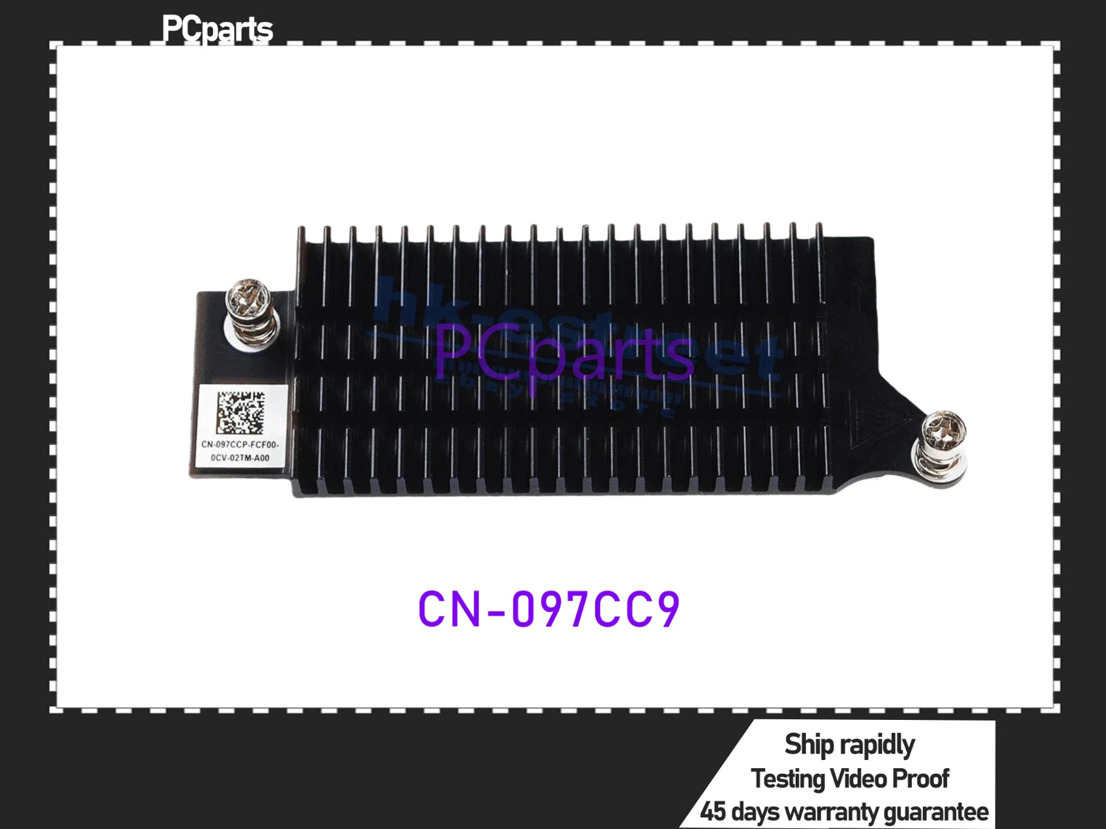 PCparts VR Voltage Regulator Heatsink Thermal Module CN-097CCP 97CCP F ...