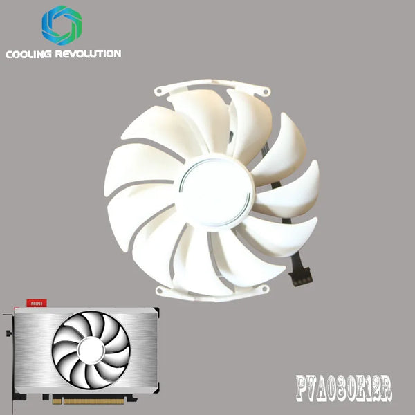 StoneTaskin Original Brand New PVA080E12R RTX3060 Mini RTX3060Ti Mini DC12V 0.50A Graphics fan for iGame RTX 3060 Mini RTX 3060 Ti Mini OC Free Shipping