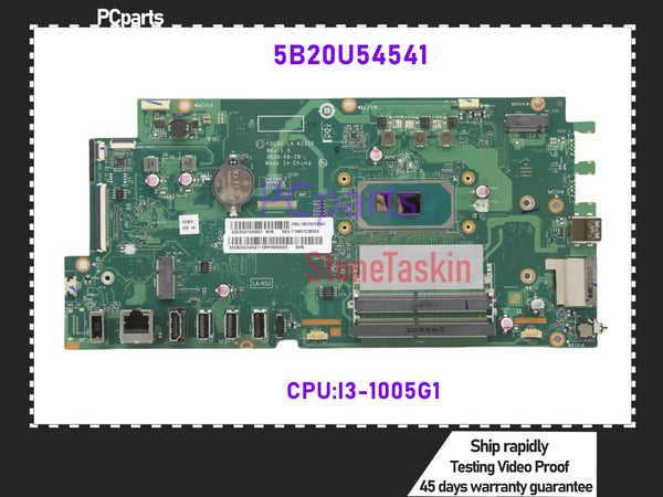 PcParts 5B20U54541 For Lenovo IdeaCentre AIO 3-22IIL5 3-24IIL5 Motherboard F0C90 LA-K531P I3-1005G1 Mainboard Tested