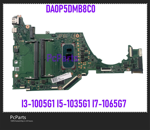 PcParts DA0P5DMB8C0 For HP 15-DY 15S-FQ Laptop Motherboard SRGKF I3-1005G1 I5-1035G1 I7-1065G7 DDR4 100% Tested Mainboard