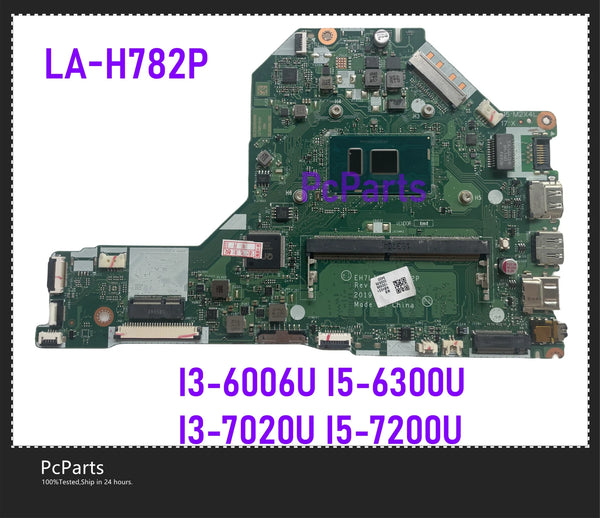 StoneTaskin Brand New Original PcParts EH7L1 LA-H782P For Acer Aspire A315-51 Laptop Motherboard I3-6006U I5-6300U I3-7020U Motherboard DDR4 MB Tested 100% Tested Free Shipping