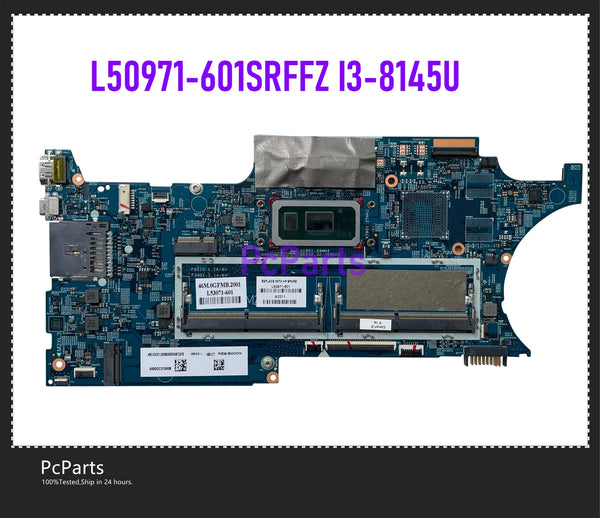 PcParts High quality L50971-601 For HP X360 Convert 15-DP Laptop Motherboard 18741-1 448.0GC02.0011 SRFFZ I3-8145U DDR4 MB