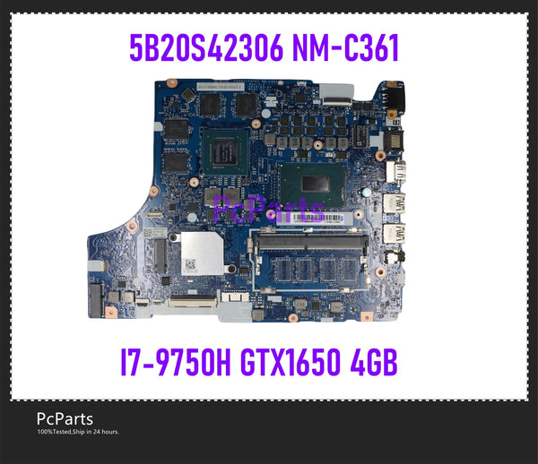 PcParts NM-C361 5B20S42306 for Lenovo Ideapad L340-15IRH Laptop Motherboard with I7-9750H GTX1650 4GB GPU MB Mainboard DDR4