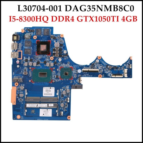 Quality L30704-001 For HP 15-AX Series 15-BC416TX Laptop Motherboard DAG35NMB8C0 TPN-Q173 board I5-8300HQ DDR4 GTX1050TI 4GB