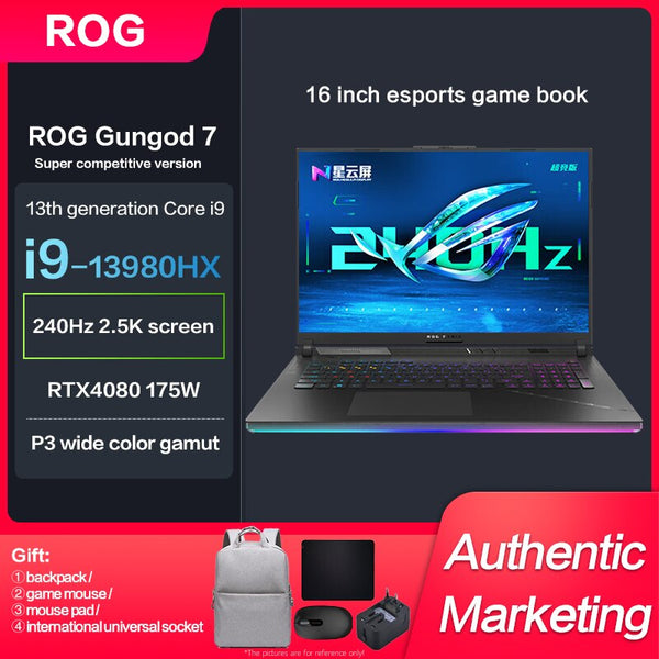 ROG Strix SCAR Ultimate Edition G634 E-sport Gaming Laptop i9-13980HX RTX4080-12G/4090-16G 2.5K 240Hz 16Inch  Computer Notebook