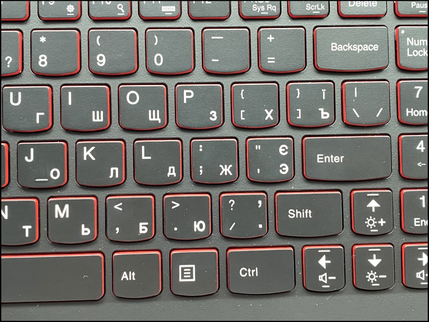 RU layout 5CB0L65461 for Lenovo IdeaPad Y700-17ISK laptop keyboard Pla ...