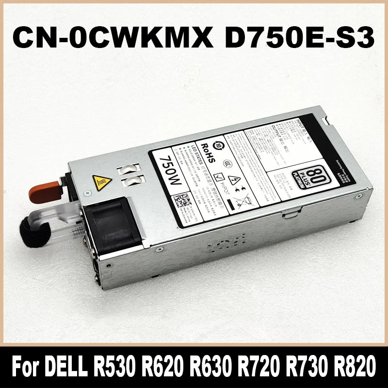 StoneTaskin 0CWKMX D750E-S3 Original For DELL R520 R530 R620 R630 R720