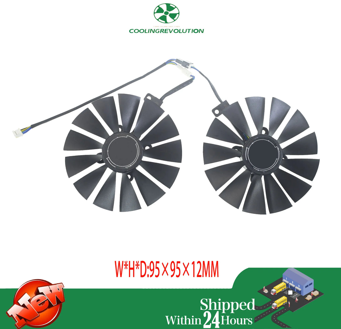 StoneTaskin Original Cooling FanT129215SM 95mm Cooler Fan For ASUS STR