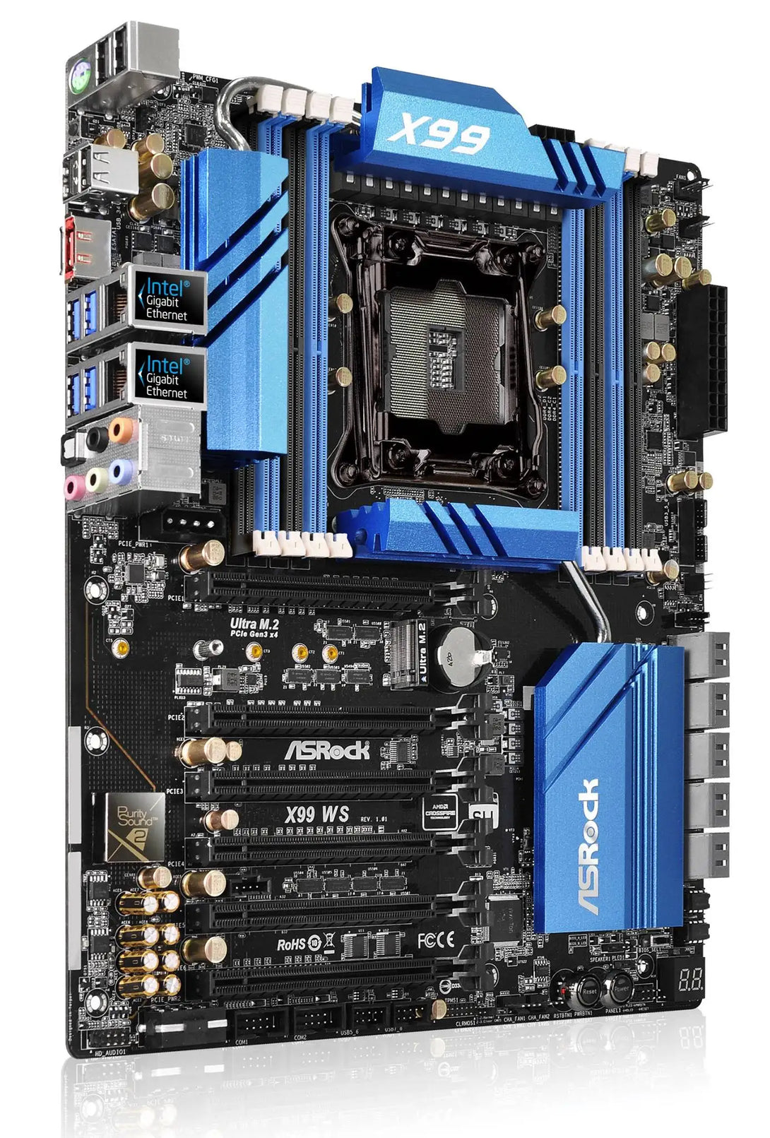 StoneTaskin ASRock X99 Motherboard X99 WS LGA 2011-3 DDR4 128GB suppor