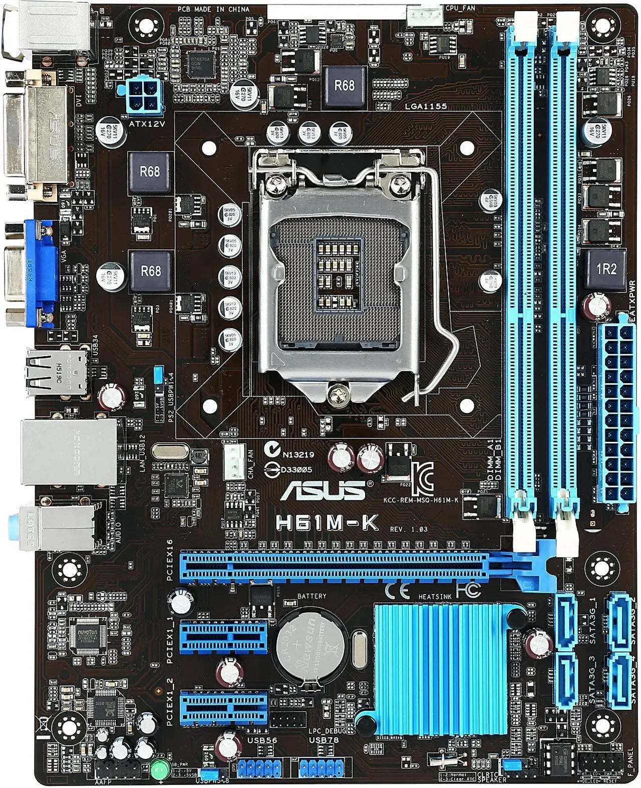 StoneTaskin For H61M-K Motherboard ASUS H61M-K Motherboard DDR3 LGA 11