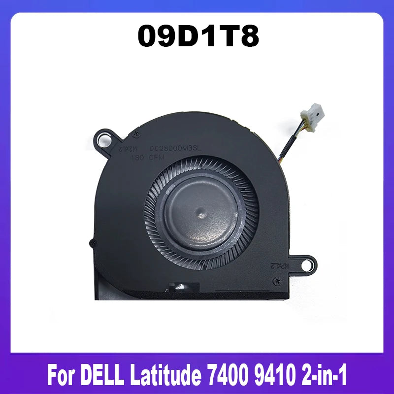 Ventilador de CPU para Dell Latitude 7400 2-in-1, Ventilador Dell