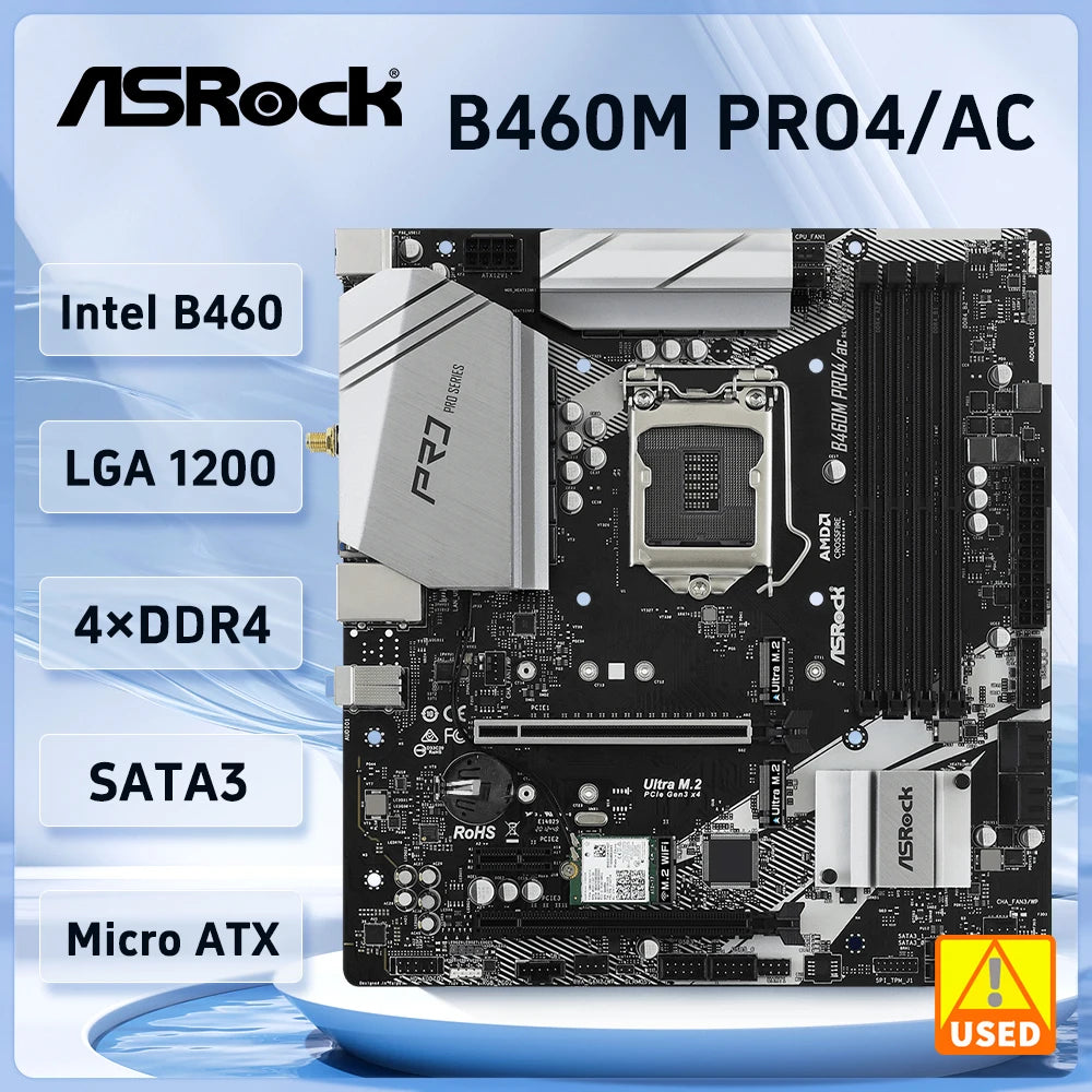 Micro Atx Asrock Steel Legend B460m Intel B460 Asrock B460m Pro4