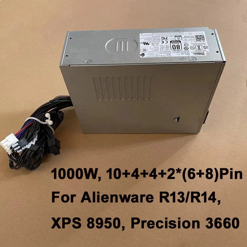 StoneTaskin New 1000W Power Supply For Alienware R13/R14 XPS 8950 T366