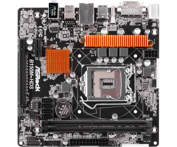 Asrock B150M-HDS Motherboard LGA 1151 DDR4 32G SATA3 USB3.0 VGA DVI Micro-ATX Supports 7th and 6th Gen Core i3	i3-6100 cpu Good Condition Fully Tested Free Shipping