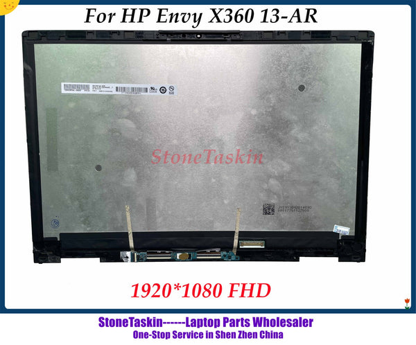 StoneTaskin 13.3" FHD LCD Touch Screen Digitizer Assembly For HP ENVY X360 13-AR 13-ar0001ca B133HAN05.7 100% Tested