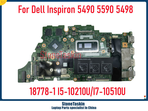 StoneTaskin 18778-1 For Dell Inspiron 5490 5498 5590 5598 Motherboard I5-10210U/I7-10510U 4GB/8GB RAM CN-044NJ1 0HT1K MX250 2GB