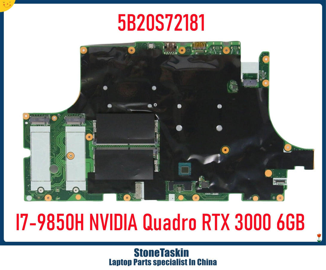 StoneTaskin 5B20S72181 For Lenovo Thinkpad P73 Laptop Motherboard I7-9