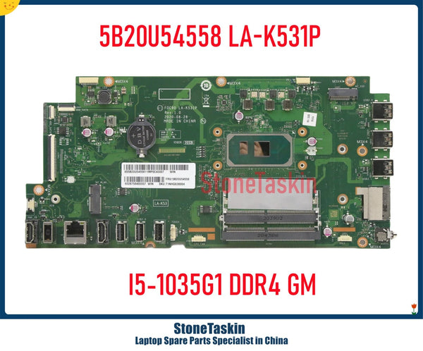 StoneTaskin 5B20U54558 For Lenovo IdeaCentre AIO 3-22IIL5 3-24IIL5 Motherboard F0C90 LA-K531P I5-1035G1 DDR4 Mainboard Tested