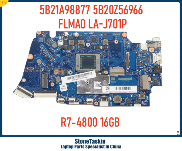 StoneTaskin 5B21A98877 5B20Z56966 For Lenovo Ideapad 5-14ALC05 5-14ARE05 Laptop Motherboard FLMA0 LA-J701P R5-4500 8G R7-4800 8G