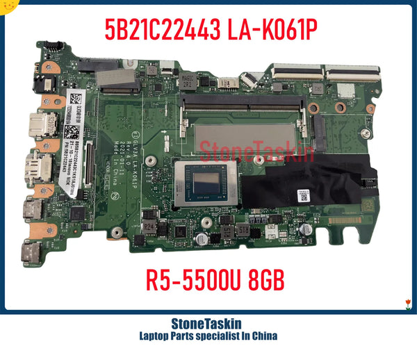 StoneTaskin 5B21C22443 GLV3A LA-K061P For Lenovo ThinkBook 14 G2 ARE K4E-ARE Laptop Motherboard R5-5500 8GB DDR4 Mainboard MB