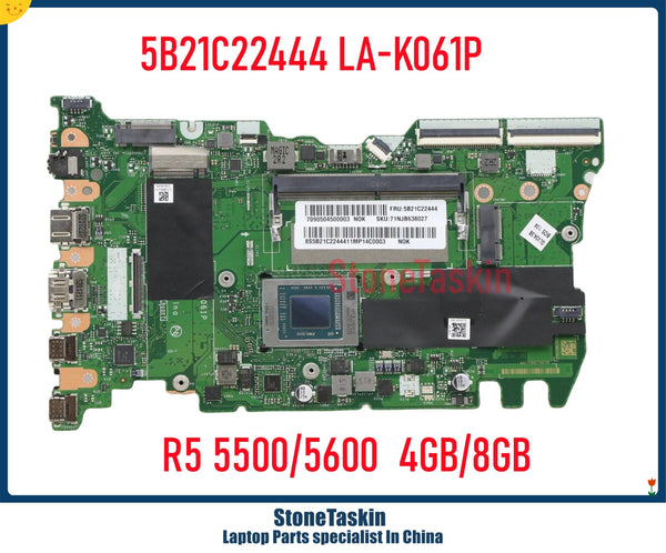 StoneTaskin 5B21C22444 GLV3A LA-K061P For Lenovo ThinkBook 14 G2 ARE K4E-ARE Laptop Motherboard R5-5500 R5-5600 4GB 8GB DDR4 MB