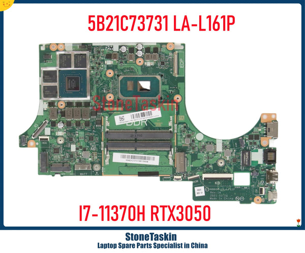 StoneTaskin 5B21C73731 GOG10 LA-L161P For Lenovo Ideapad Gaming 3 15IHU6 Laptop Motherboard SRKH5 I7-11370H CPU RTX3050 GPU 4GB