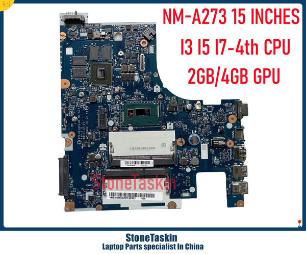 StoneTaskin ACLUA ACLUB NM-A273 For Lenovo Ideapad G50-70M Z50-70 Laptop Motherboard With I3 I5 I7 CPU GT820M/GT840M 2GB 4GB