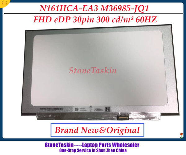 StoneTaskin Brand New 16.1 Inch LED N161HCA-EA3 Grade A M36985-JQ1 For HP FHD 1920*1080 eDP 30PIN Laptop Screen Display Panel