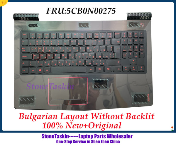 StoneTaskin Bulgarian laptop keyboard case 5CB0N00275 For lenovo Legion Y520-15 Y720-15 Rescuer R720-15 Palmrest W/O backlit