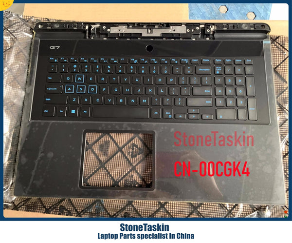 StoneTaskin CN-00CGK4 For Dell OEM G Series G7 7790 Palmrest Backlit Laptop Keyboard Assembly 0CGK4 6WFHN New KB Upper Case