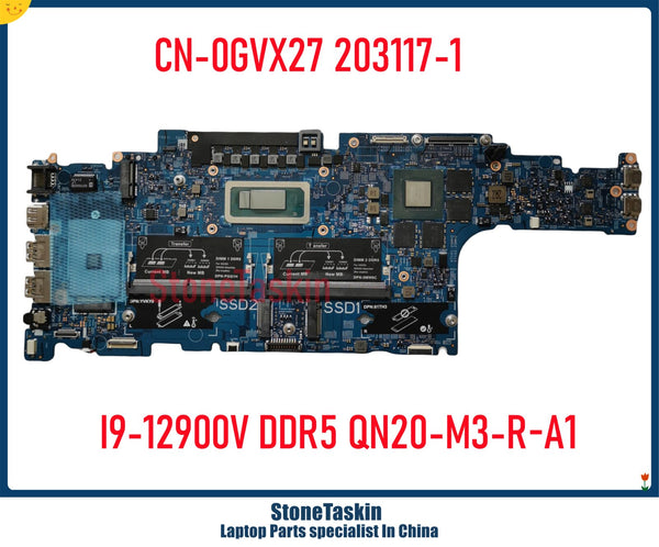 StoneTaskin CN-0GVX27 203117-1 For Dell Precision 3571 3570 Workstation Motherboard I9-12900V CPU QN20-M3-R-A1 GPU DDR5 RAM Test
