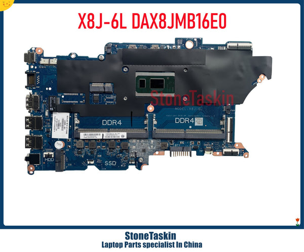 StoneTaskin DA0X8JMB8E0 For HP Probook 440 G6 450 G6 Laptop Motherboard With I3-8145U I5-8265U I7-8565U CPU DDR4 L44885-601