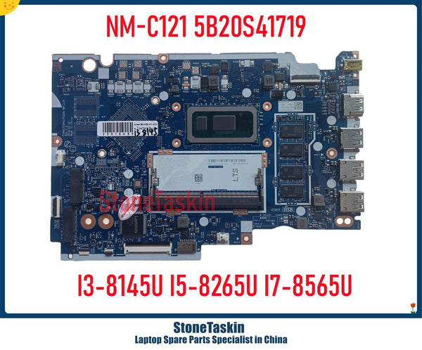 StoneTaskin FS540 NM-C121 5B20S41719 For Lenovo Ideapad S145-15IWL Laptop Motherboard I3-8145U I5-8265U I7-8565U DDR4 4GB MB