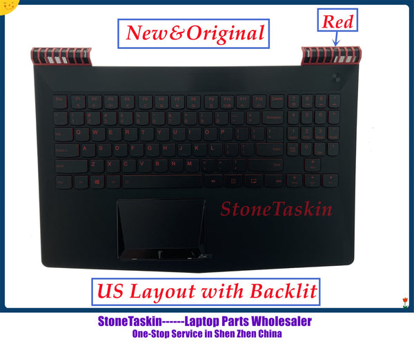 StoneTaskin For Lenovo Legion Y520-15IKBN Y520-15 Keyboard 5CB0Q67215 With Palmrest Backlit Keyboard Upper Touchpad New Original