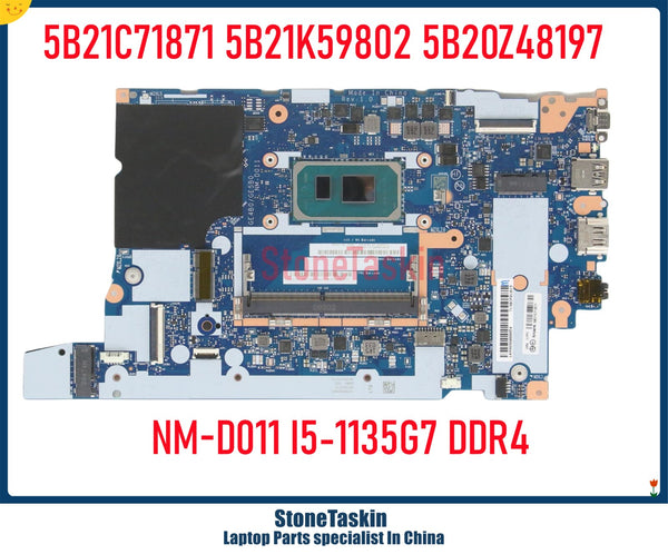StoneTaskin GE4B0/GE5B0 NM-D011 For Lenovo Thinkpad E14 Gen 2 Laptop Motherboard 5B21C71871 5B21K59802 5B20Z48197 I5-1135G7 DDR4