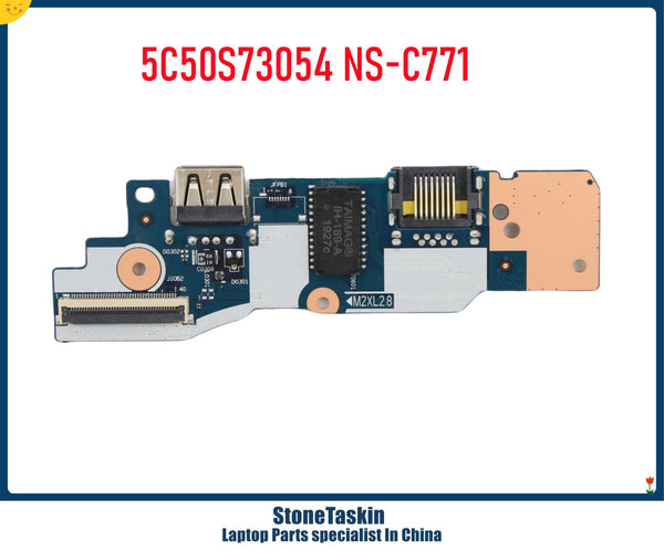 StoneTaskin Genuine Compatible For Lenovo ThinkPad E14 Gen2 USB IO Board Power Switch Board GE420 NS-C771 5C50S73054 Tested