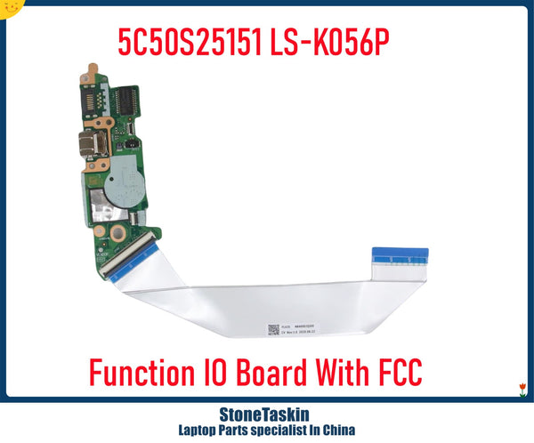 StoneTaskin Genuine Compatible USB Card Reader IO Board LS-K056P For ThinkBook 15 G2 G3 ITL 20VE 5C50S25151 With FFC Tested