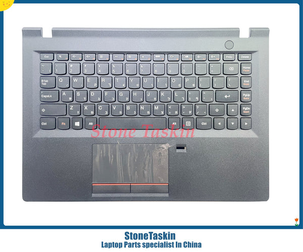 StoneTaskin Genuine New Palmrest Upper Case With Hebrew Israel Keyboard Touchpad for Lenovo E31-70 E31-80 Laptop 5CB0J36085