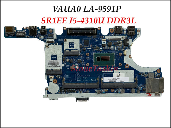 StoneTaskin ORIGINAL StoneTaskin Genuine VAUA0 LA-9591P FOR Dell Latitude E7440 Laptop  LAPTOP MOTHERBOARD SR1EE I5-4310U or I7-4600U DDR3L 100% Fully Tested MB FAST SHIP