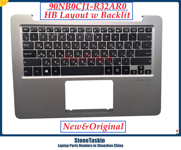 StoneTaskin Hebrew 90NB0CJ1-R32AR0 For ASUS ZenBooK UX301 UX301L UX301LA HB Layout with backlit Laptop Keyboard KB 100% Tested