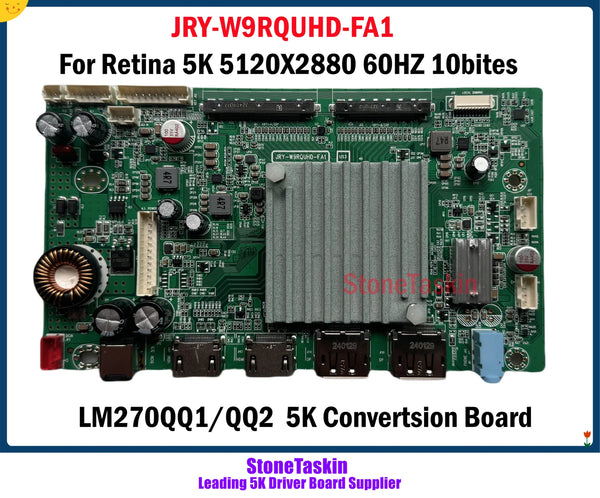 StoneTaskin JRY-W9RQUHD-FA1 For DIY iMac 5K A1419 LG Display LM270QQ1/QQ2 Convertsion Board DP HDMI2.0 60HZ 10bites 5120X2880