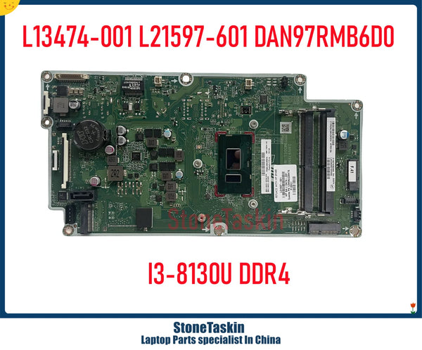 StoneTaskin L13474-001 L21597-601 DAN97RMB6D0 For HP AIO 200 G3 22-C Motherboard I3-8130U SR3LA I5-8250U DDR4 Mainboard