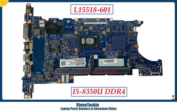 StoneTaskin L15518-601 For HP EliteBook 840 850 G5 Laptop Motherboard L15518-001 With i5-8350U CPU DDR4 MB Mainboard 100% Tested