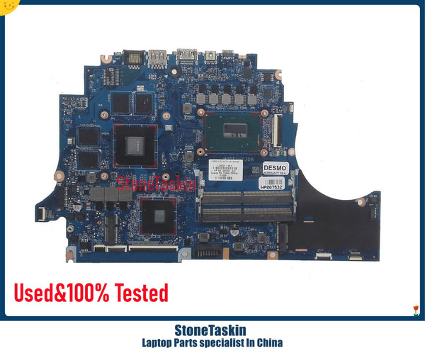 StoneTaskin L24331-001 L24331-601 For HP Omen 15-DC TPN-Q211 Laptop Motherboard DAG3DBMB8D0 I7-8750H GTX1050TI 4G GPU N17P-G1-A1