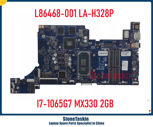 StoneTaskin L86468-001 For HP Pavilion 15-DW 15S-DU Laptop Motherboard FPI50 LA-H328P I7-1065G7 MX330 2GB L868468-601 DDR4 MB