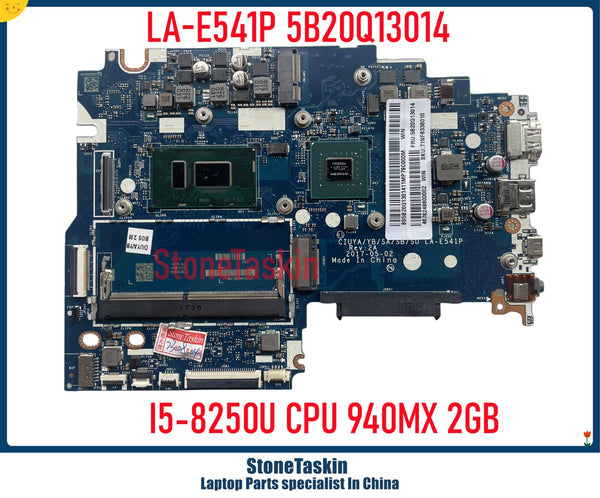 StoneTaskin LA-E541P for Lenovo IdeaPad Flex 5 1570 Laptop Motherboard FRU 5B20Q12978 I7-8550U 5B20Q13014C I5-8250U 940MX 2GB