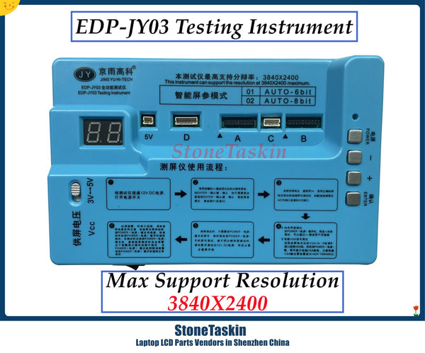 StoneTaskin LCD Screen Tester for Laptop 4K 2K LVDS Panel Repair Adapter Tool kit EDP-JY03 Testing Insrument Devices equipment
