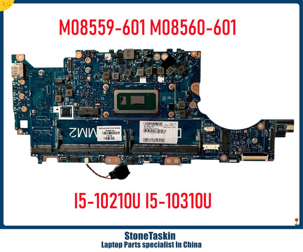 StoneTaskin M08559-001 M08559-601 For HP Elitebook 830 G7 840 G7 Laptop Motherboard With I5-10210U I5-10310U 6050A3136201 MB